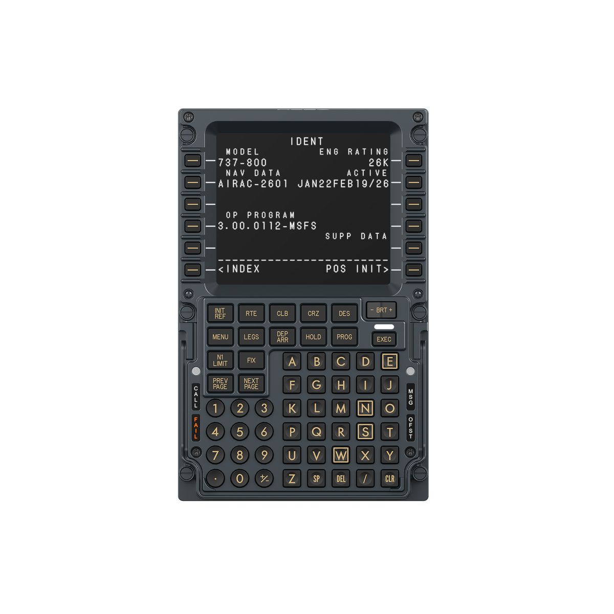 MOZA MB7F – Écran d'Ordinateur de Bord pour Simulateur de Vol
