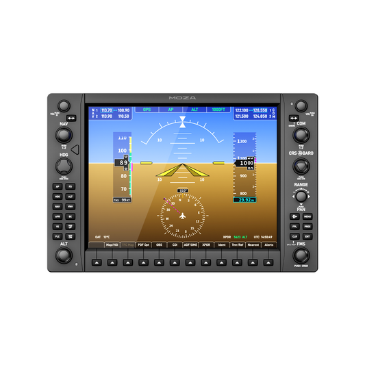 MOZA MGX1000 – Tableau de Bord Numérique pour Simulateur de Vol