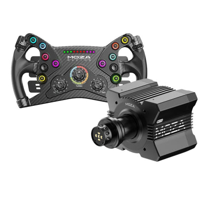 Moza Racing R9 V3 + KS Wheel Bundle - Volant de course Direct Drive 9 Nm - PC