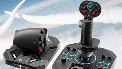 Thrustmaster SOL-R 4 Hotas – Ensemble Joystick & Manette des Gaz