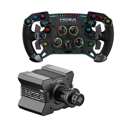 MOZA R9 V3 + GS V2P + SRP2 – Sim-Racing-Set Direct Drive 9Nm PC