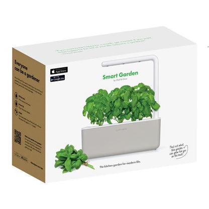 Click & Grow Smart Garden 3, Beige – Slimme binnentuin met LED-licht en 3 capsules