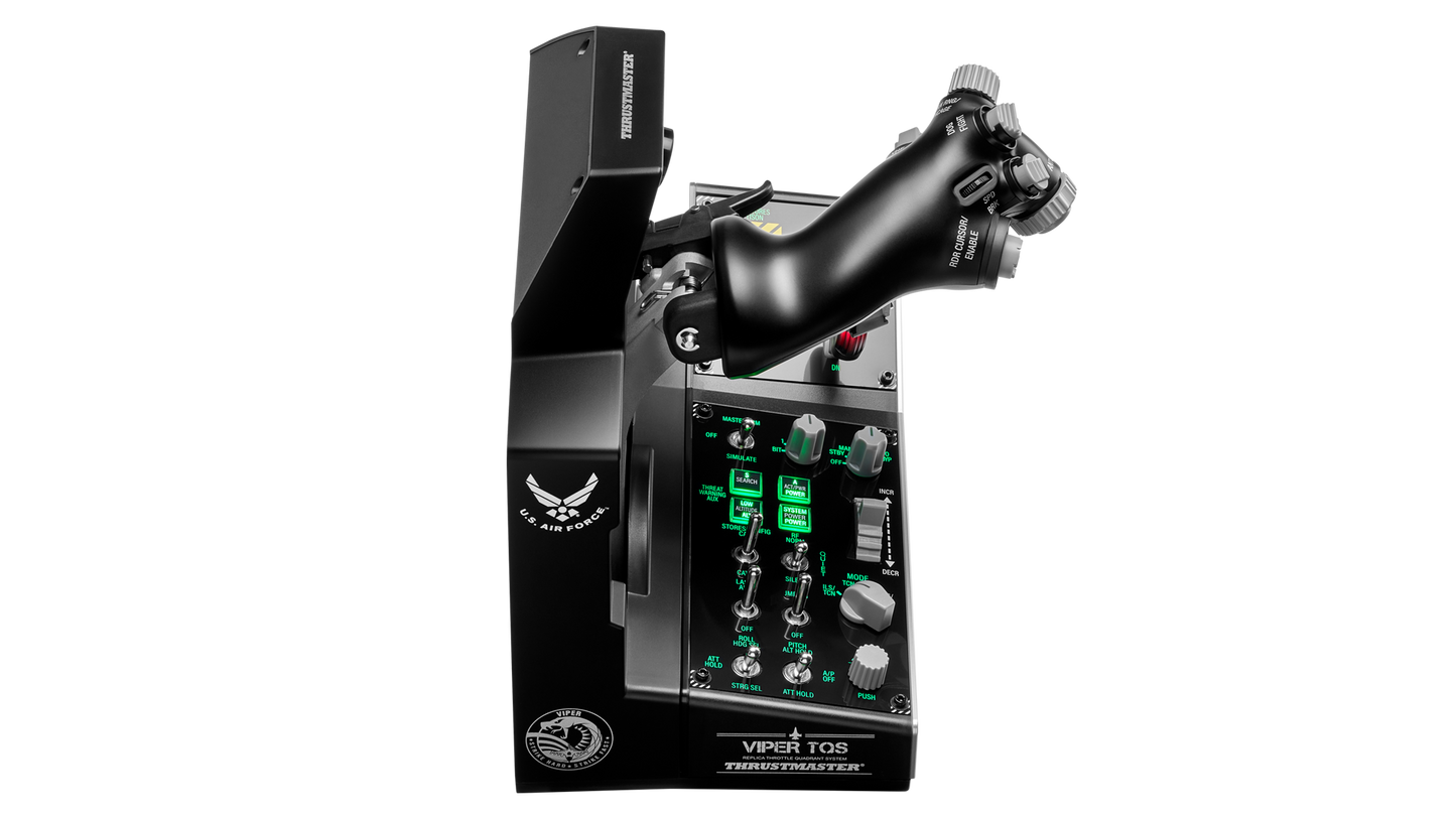 Thrustmaster Viper TQS Mission Pack – Flugsimulations-Controller – Schubregler mit Bedienfeld – Für PC