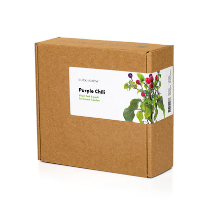 Click & Grow Paarse chilipeper / 3-pack – Voorgezaaide capsules voor slimme binnentuin