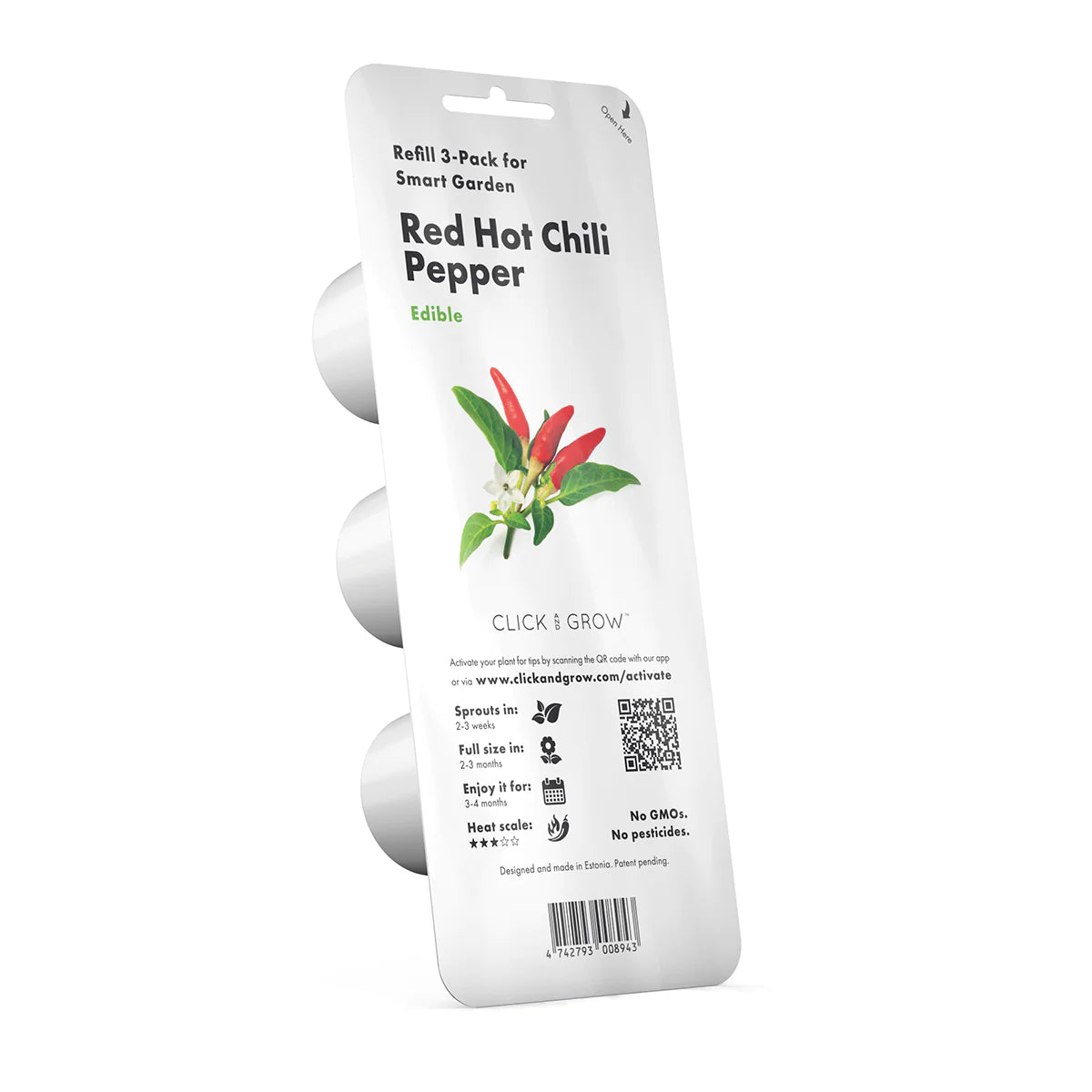 Click &amp; Grow RED HOT CHILI / 3-pack