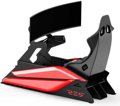 Res‑Tech GT Cockpit met Carbon Stoel – Simracing Cockpit