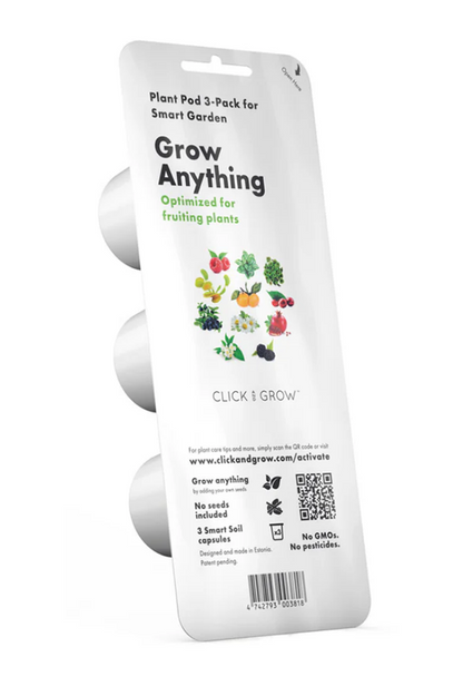 Click & Grow Grow Anything / 3-pack – Zelf te vullen plantencapsules voor slimme binnentuin