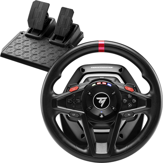 Thrustmaster T128-P - Volant de course et pédales - Force Feedback & Palettes magnétiques - Pour PS5, PS4, PC