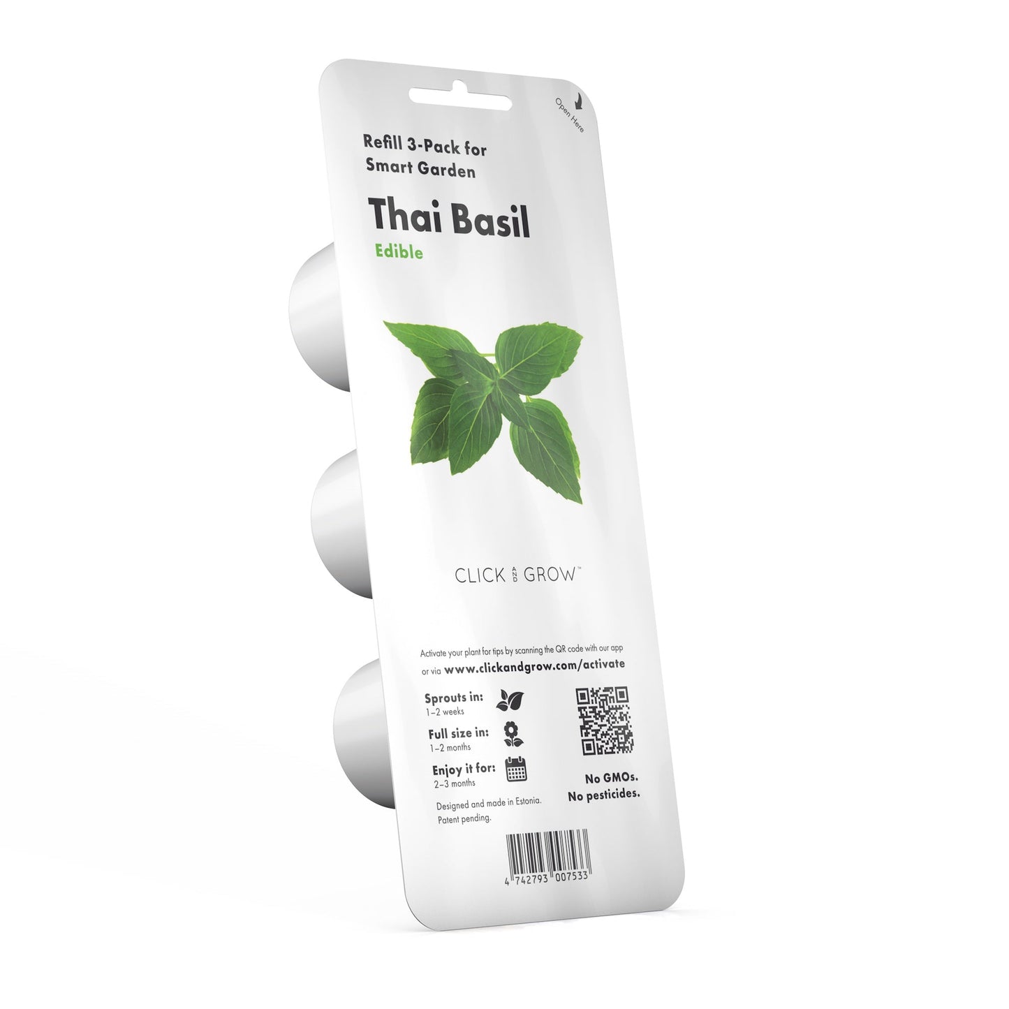 Click & Grow Thaise basilicum / 3-pack – Voorgezaaide capsules voor slimme binnentuin