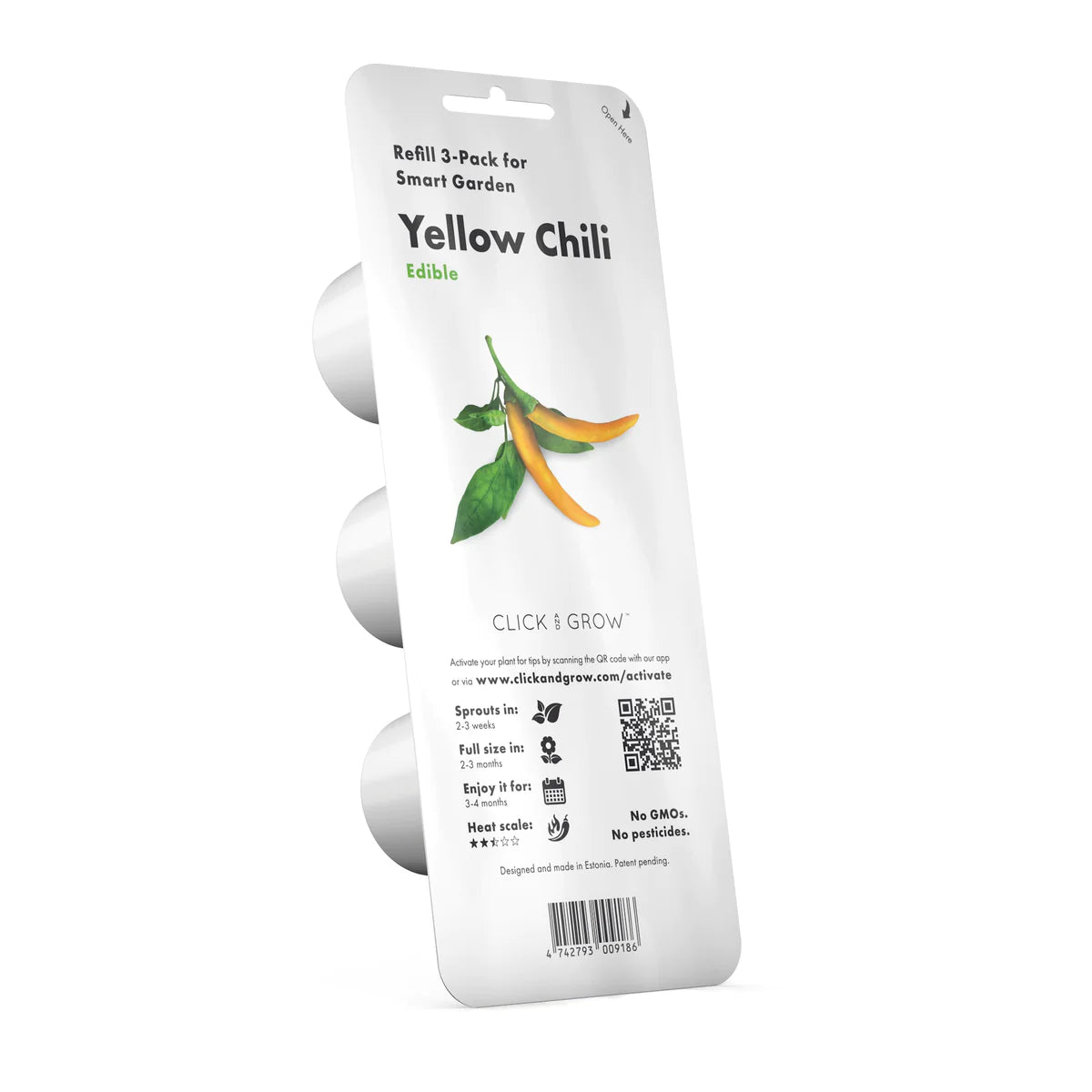 Click &amp; Grow Yellow Chili Pepper / 3-pack