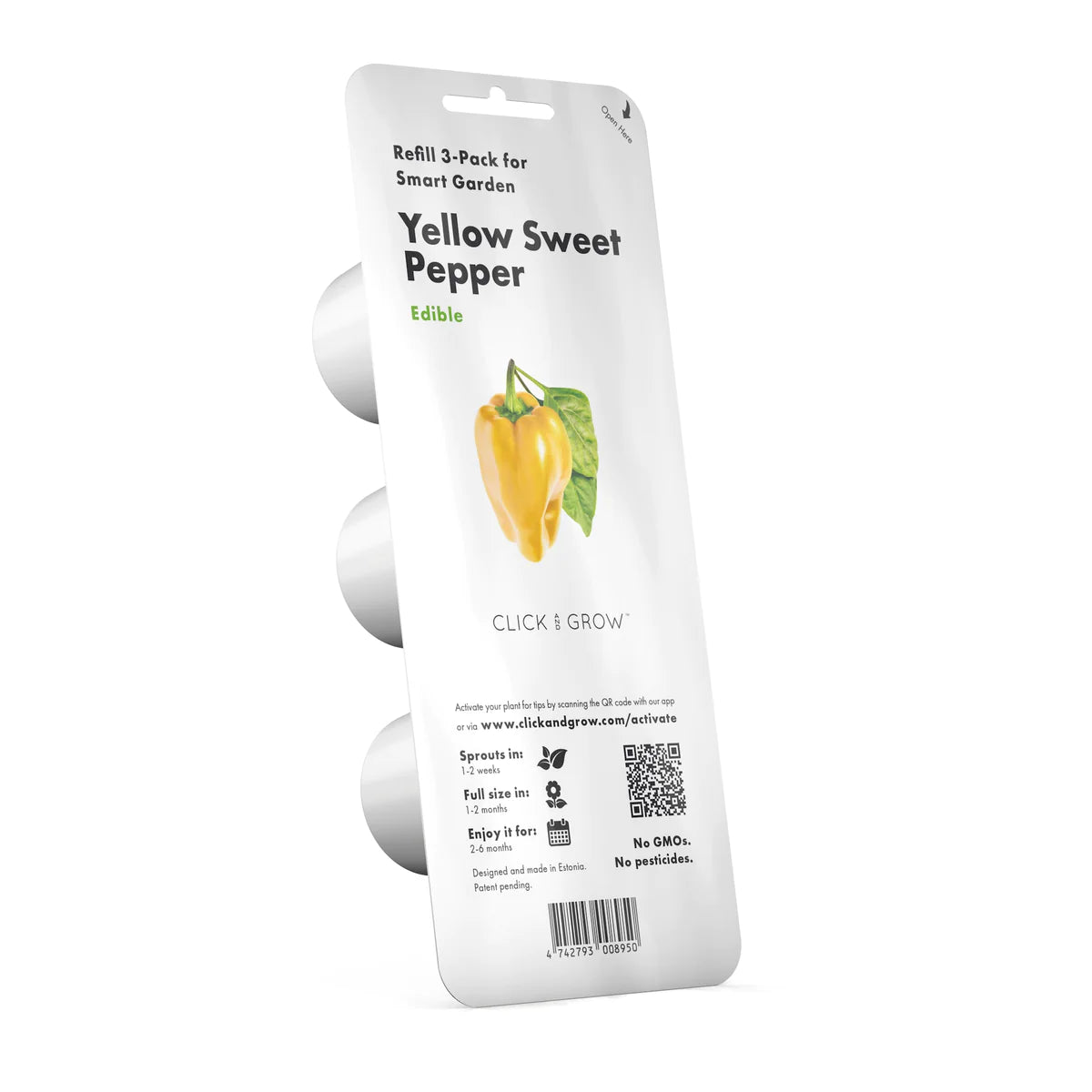 Click &amp; Grow Yellow Sweet Pepper / 3-pack