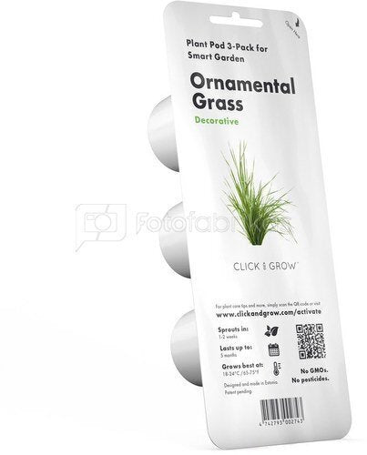 Click & Grow Siergras / 3-pack – Voorgezaaide capsules voor slimme binnentuin