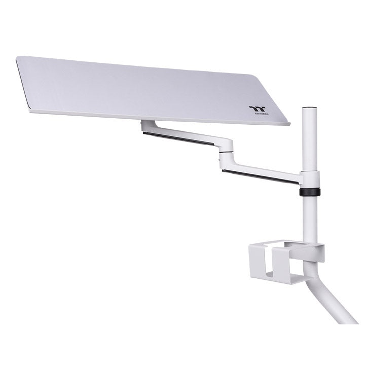 Thermaltake Tastatur- und Mausablage – Tastatur- und Mausablage für Simulationscockpits – Höhen-, neigungs- und drehbar verstellbar – Weiß