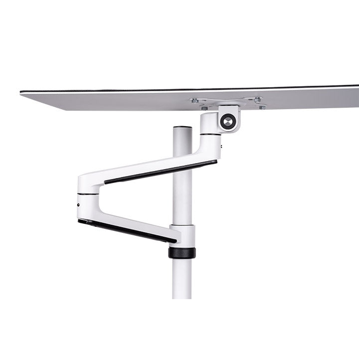 Thermaltake Tastatur- und Mausablage – Tastatur- und Mausablage für Simulationscockpits – Höhen-, neigungs- und drehbar verstellbar – Weiß