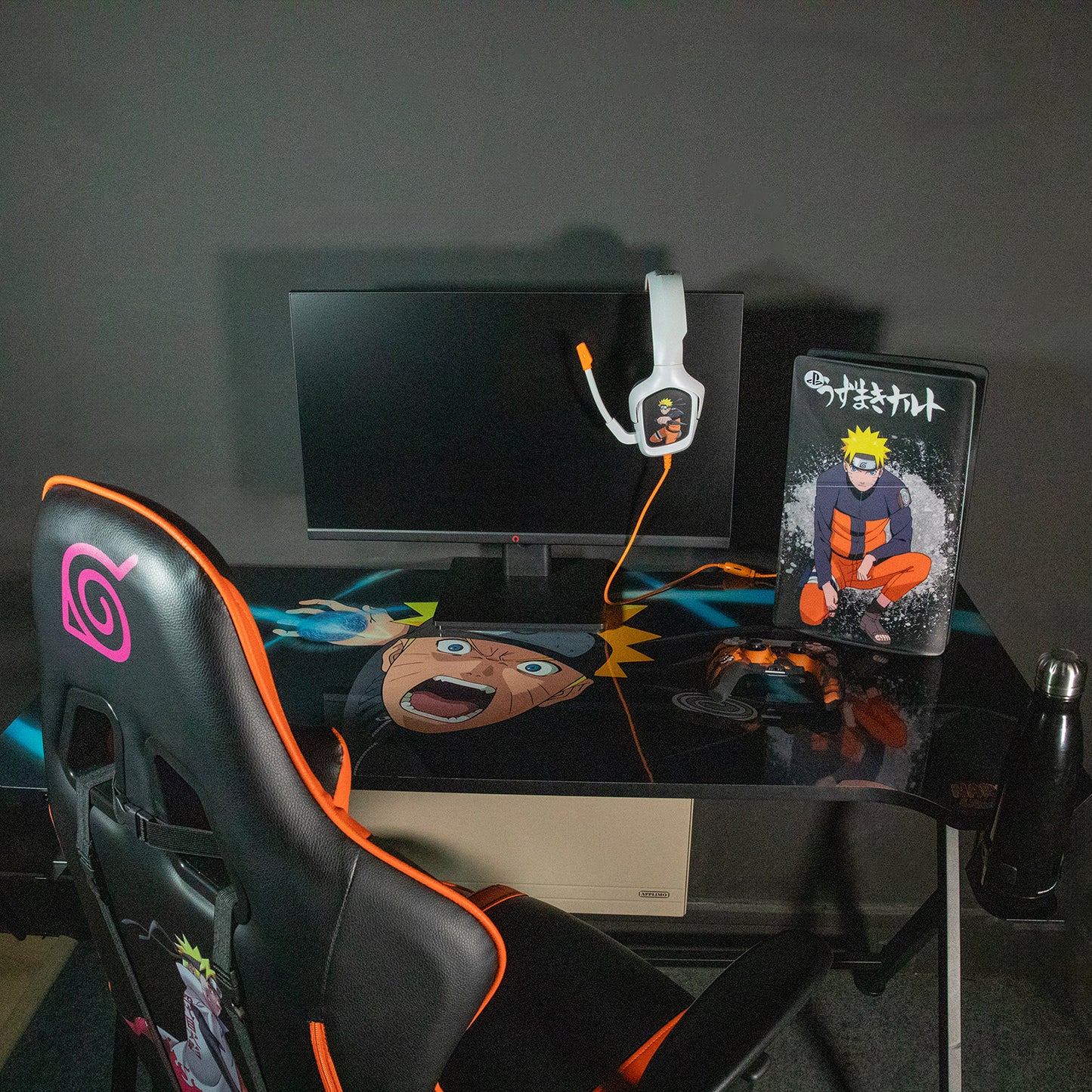 Konix “Naruto” - Gamingbureau / Computerbureau - Geïnspireerd op de anime - Stevige metalen constructie