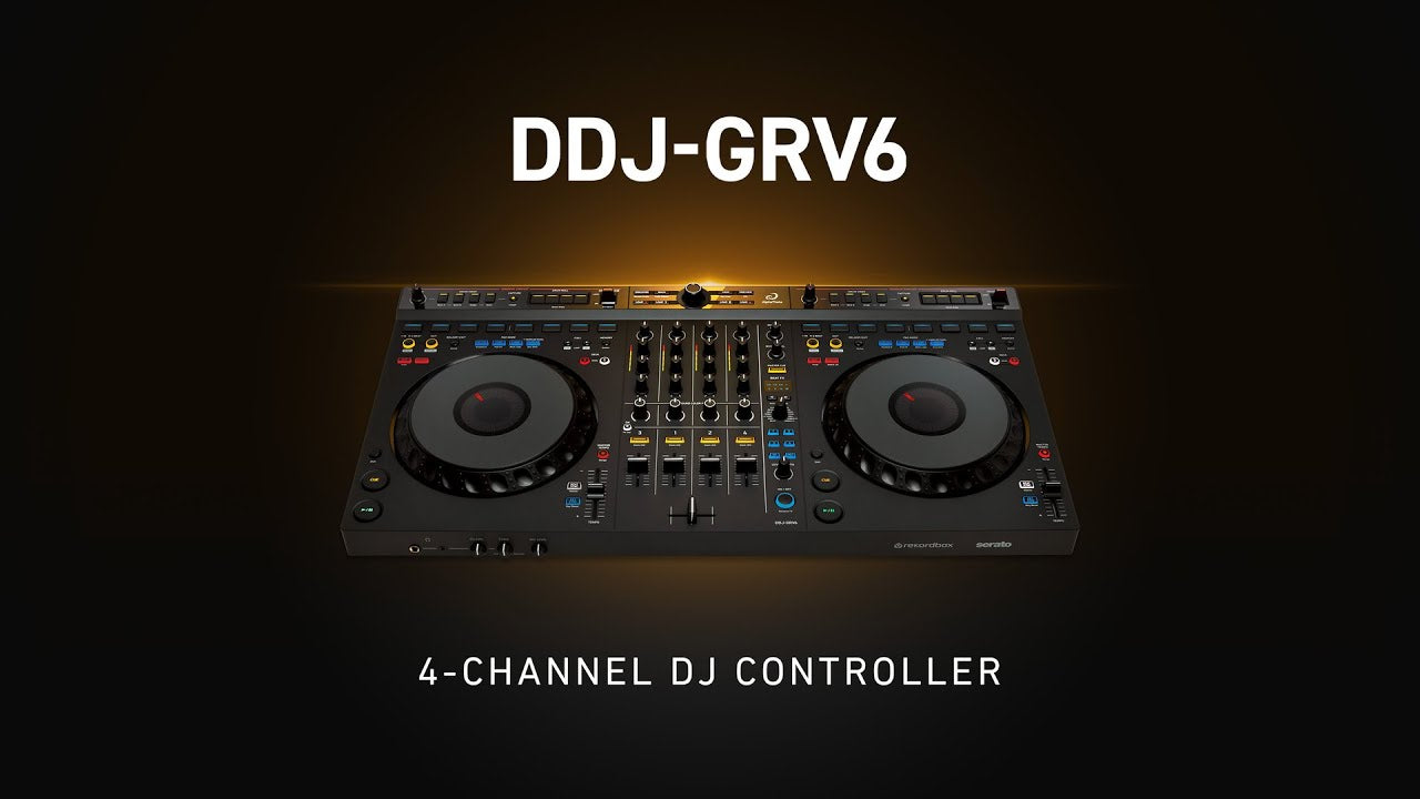 Pioneer DDJ-GRV6 - DJ-controller - 4 kanalen - Zwart