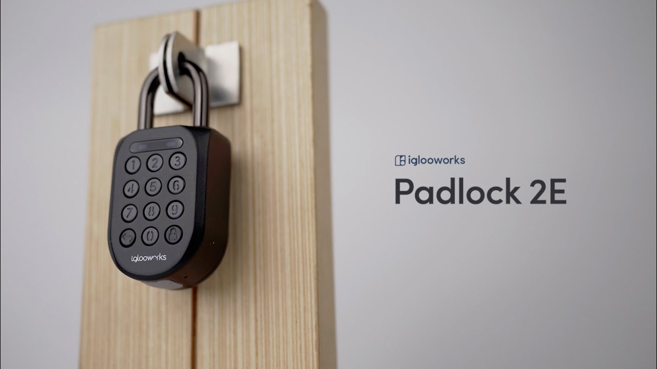 Igloohome Padlock 2E – Smartes Vorhängeschloss mit Code-Zugang