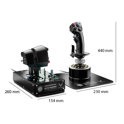 Thrustmaster HOTAS Warthog MKII – Joystick + Double Manette des Gaz – PC