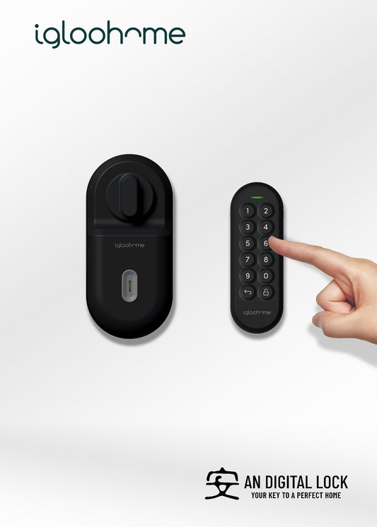 Igloohome Retrofit + Keypad – Smart Lock with Code Access – Interior Mounting