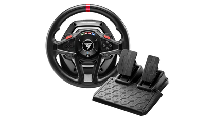 Thrustmaster T128-P SimTask Pack - Voor PS5, PS4 en PC - Bundel T128 met pedaalset en racestuurbevestiging