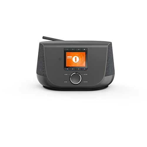 Hama Radio numérique DIR3300SBT (Spotify, WLAN/LAN/Dab + / FM, écran Couleur, Fonction USB, réveil et Diffusion Wi-FI, multiroom, télécommande, Application de Radio Gratuite) Noir