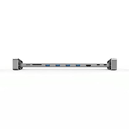 Hama 9in1-USB-C-dockingstation voor 4x USB-A, USB-C, HDMIO, LAN, SD, microSD