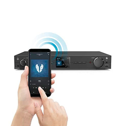 Hama Tuner Hi-FI Radio Internet,Dab/Dab+/FM, Bluetooth 'DIT2006BT' (Tuner HiFi Radio numérique WiFi, Spotify Connect, UNDOK App Control pour Smartphone ou Tablette, USB/AUX, Réveil) Noir