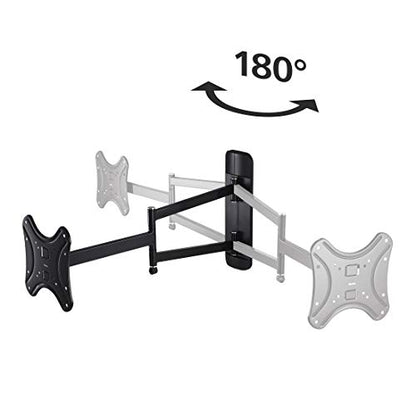 Hama TV-muurbeugel Premium volledig beweegbaar 1 arm VESA 200 x200 zwart/zilver