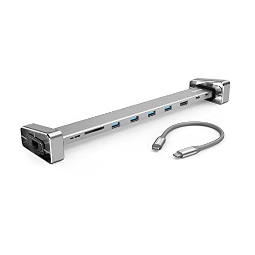 Hama 9in1-USB-C-Dockingstation für 4x USB-A, USB-C, HDMIO, LAN, SD, microSD
