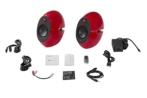 Edifier E25HD Set d'enceintes Design avec Bluetooth Rouge 74 W