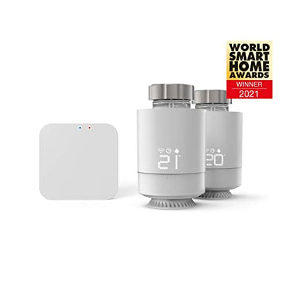Hama Verwarmingsregeling wifi, 2x slimme radiatorthermostaat + basis
