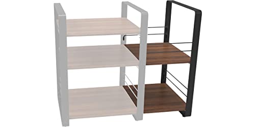 NorStone Loft Side Black and Walnut - Module for Loft Central HiFi Furniture