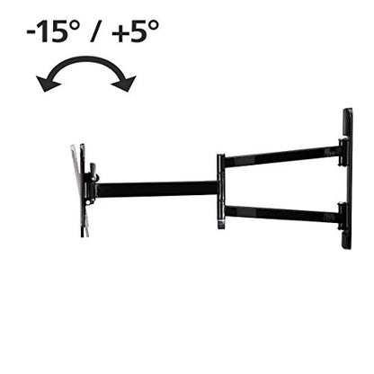 Hama TV-muurbeugel Premium volledig beweegbaar 1 arm VESA 200 x200 zwart/zilver