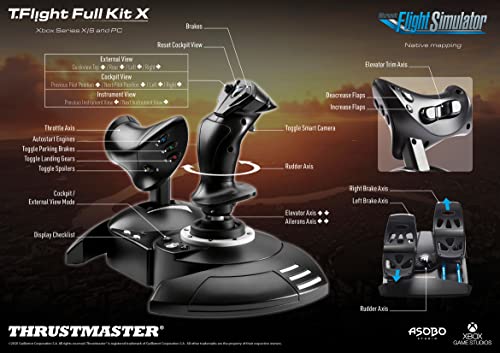 Thrustmaster T-Flight Full Kit Xbox Serie X/S -T-FLIGHT HOTAS X ONE+ TFRP RUDDER BUNDLE