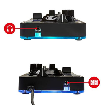 Hercules - DJControl Starlight – Contrôleur DJ USB portatif