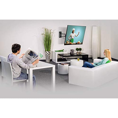 Hama TV-muurbeugel Premium volledig beweegbaar 1 arm VESA 200 x200 zwart/zilver