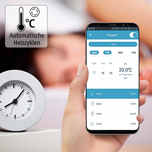 Hama Verwarmingsregeling WLAN, 2x schlanker Heizkörperthermostaat + Basis