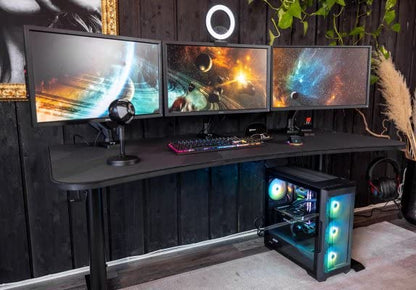 Arozzi Arena Gaming Desk - Dark Grey
